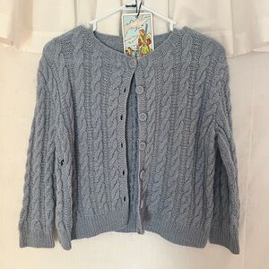 Vintage baby blue cardigan